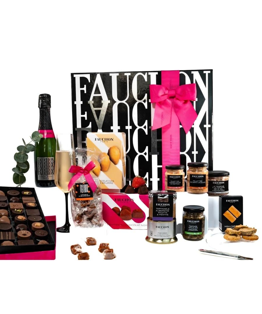 Grande table prestige champagne chocolats et gourmandises